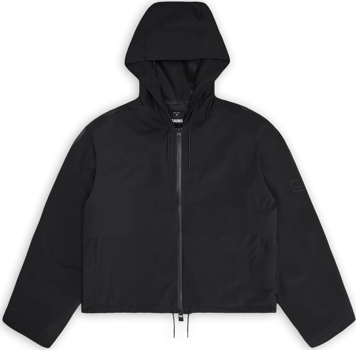 Rains Women's Suva Hardshell Short String Jacket W3 Black Rains