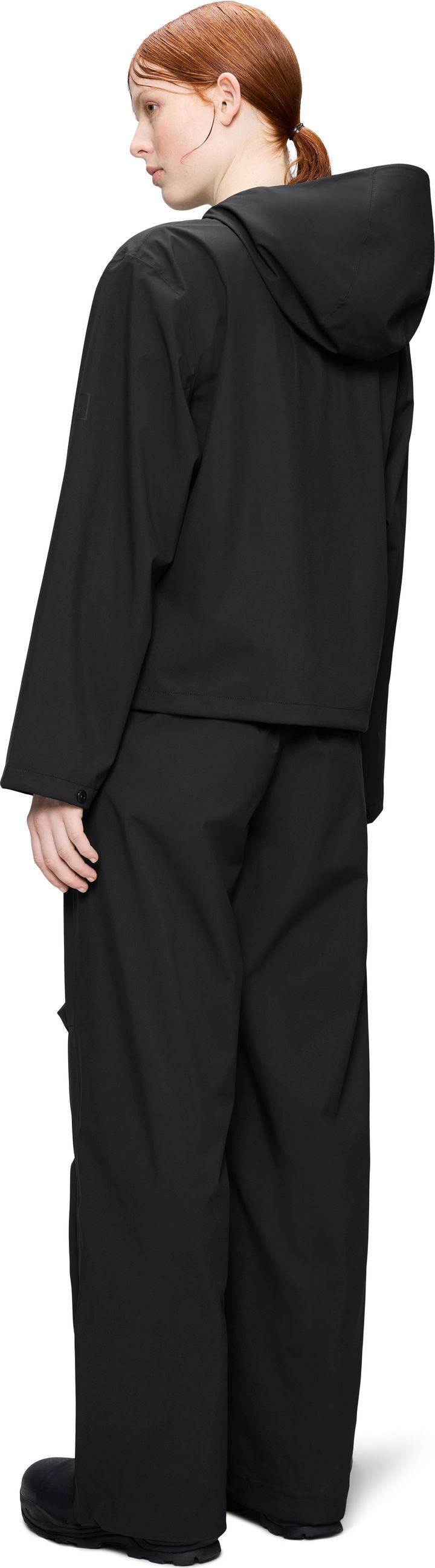 Rains Women's Suva Hardshell Short String Jacket W3 Black Rains