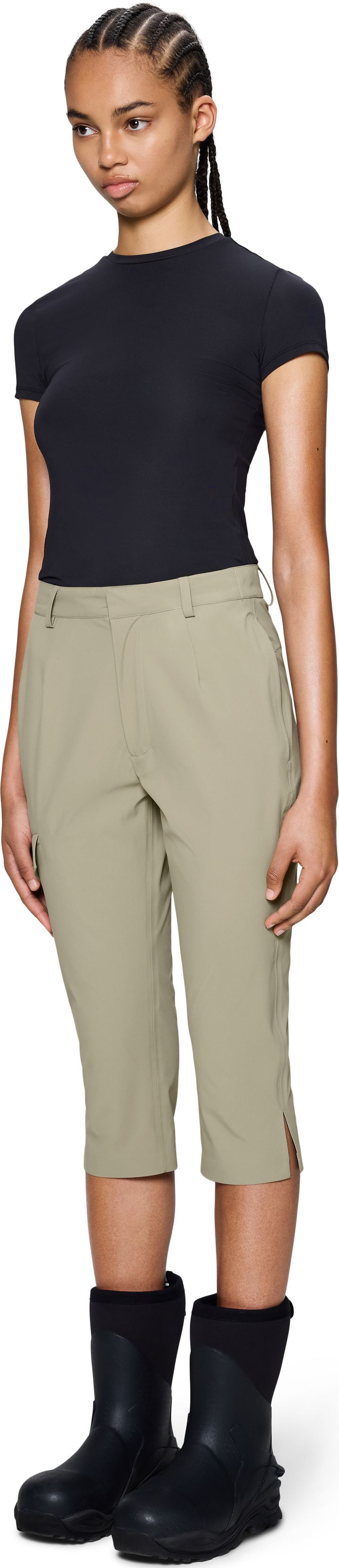 Rains Women's Suva Hardshell Capri W3 Beige Rains
