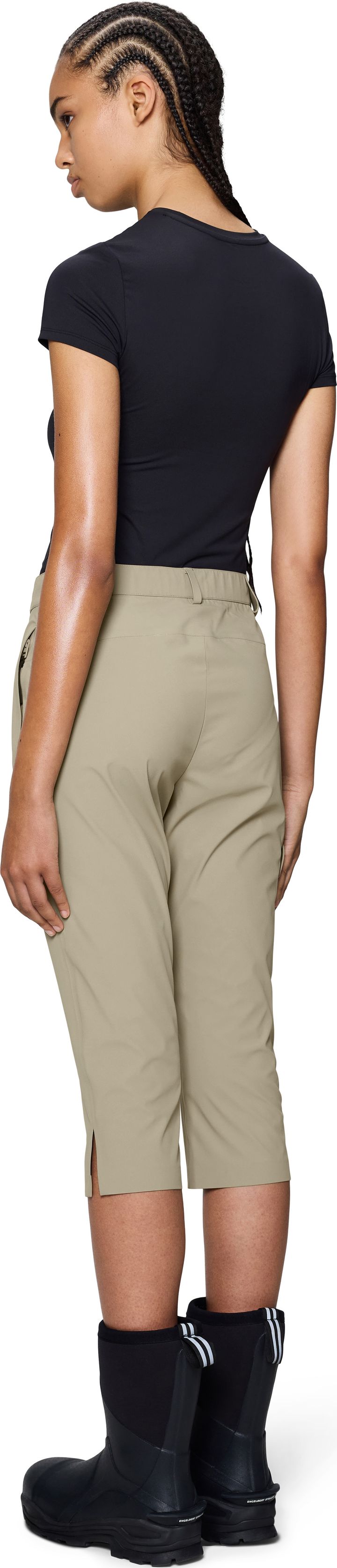 Rains Women's Suva Hardshell Capri W3 Beige Rains