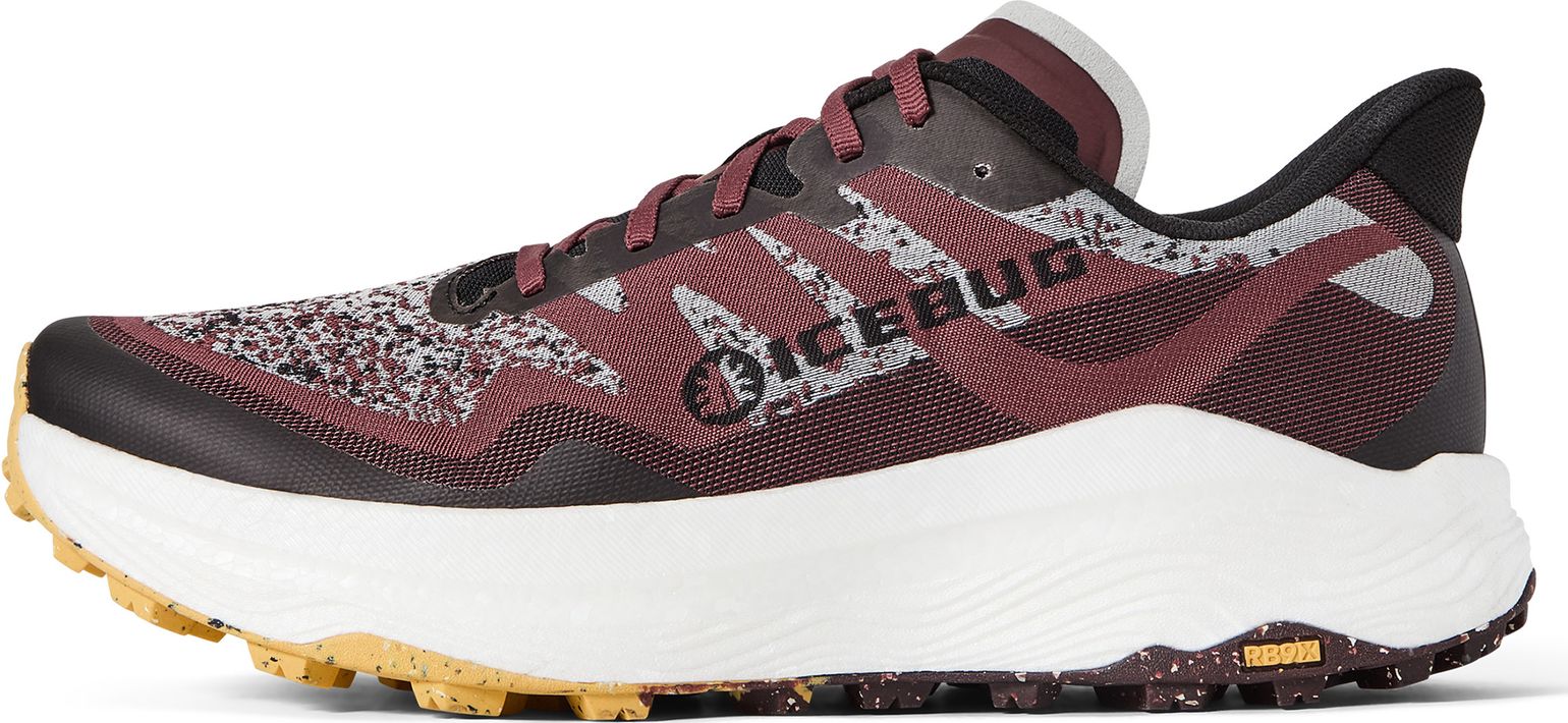Icebug Women's Järv RB9X Dark Cherry/yellow