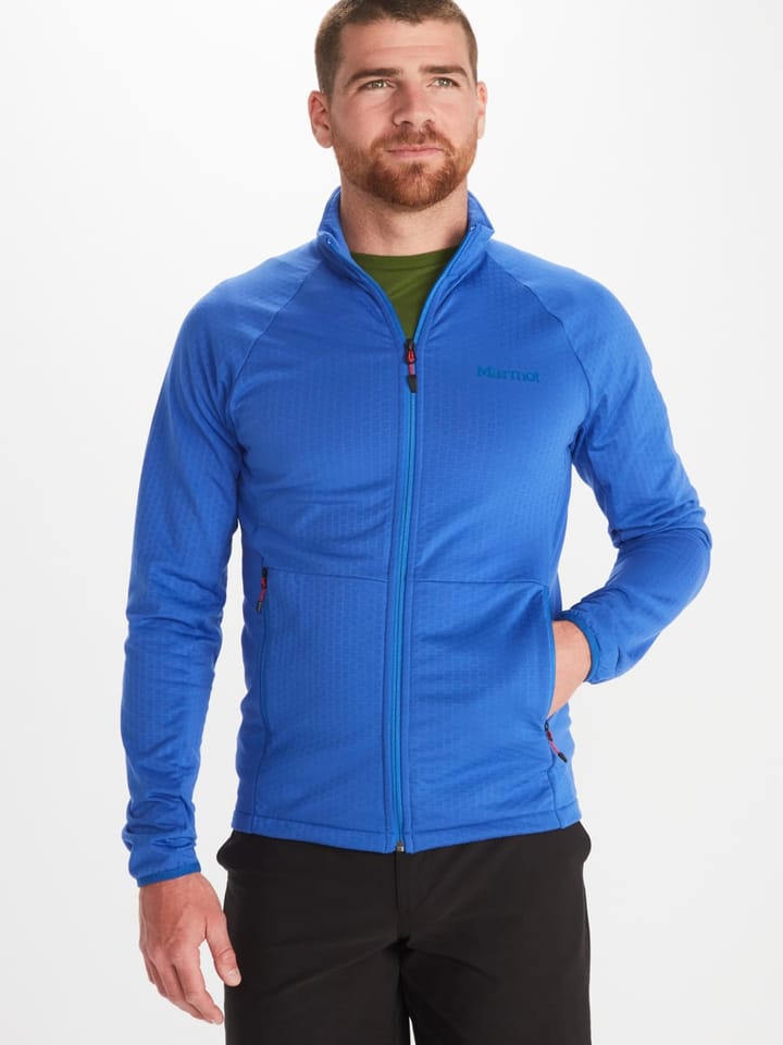 Marmot Men's Leconte Fleece Jacket Trail Blue Marmot
