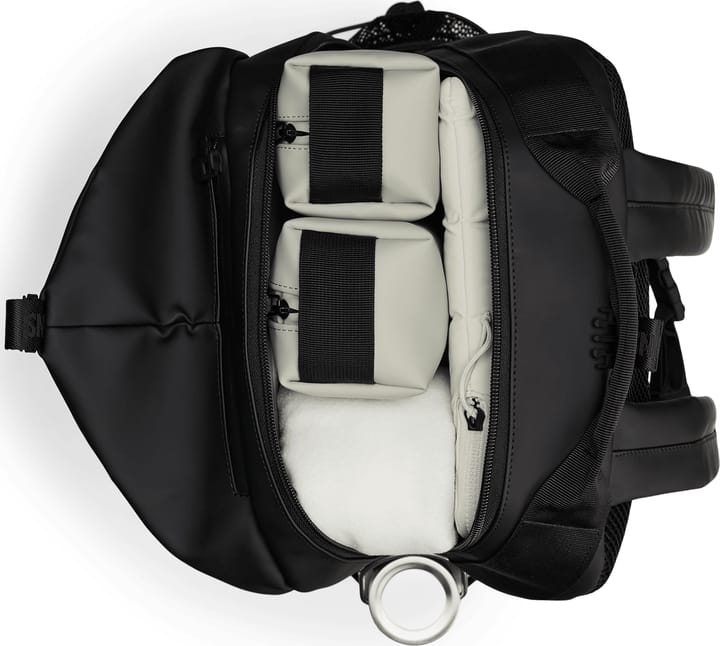Rains Trail Clip Front Backpack W3 Black Rains
