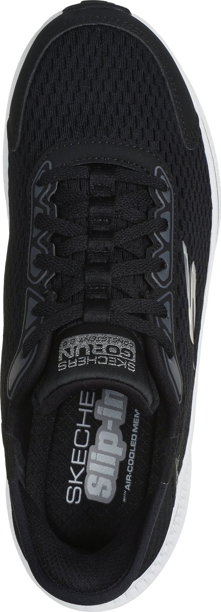 Skechers Women's Slip-Ins GO RUN Consistent 2.0 - Endure Black/Silver Skechers Skechers Women's Slip-Ins GO RUN Consistent 2.0 - Endure Black/Silver Skechers