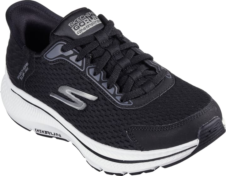Skechers Women's Slip-Ins GO RUN Consistent 2.0 - Endure Black/Silver Skechers Skechers Women's Slip-Ins GO RUN Consistent 2.0 - Endure Black/Silver Skechers