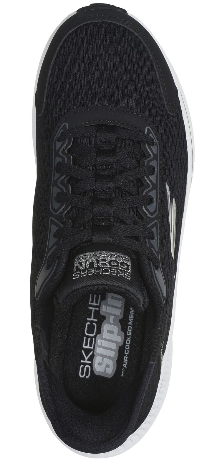 Skechers Womens Go Run Consistent 2.0 - Slip-Ins Black/Silver Skechers