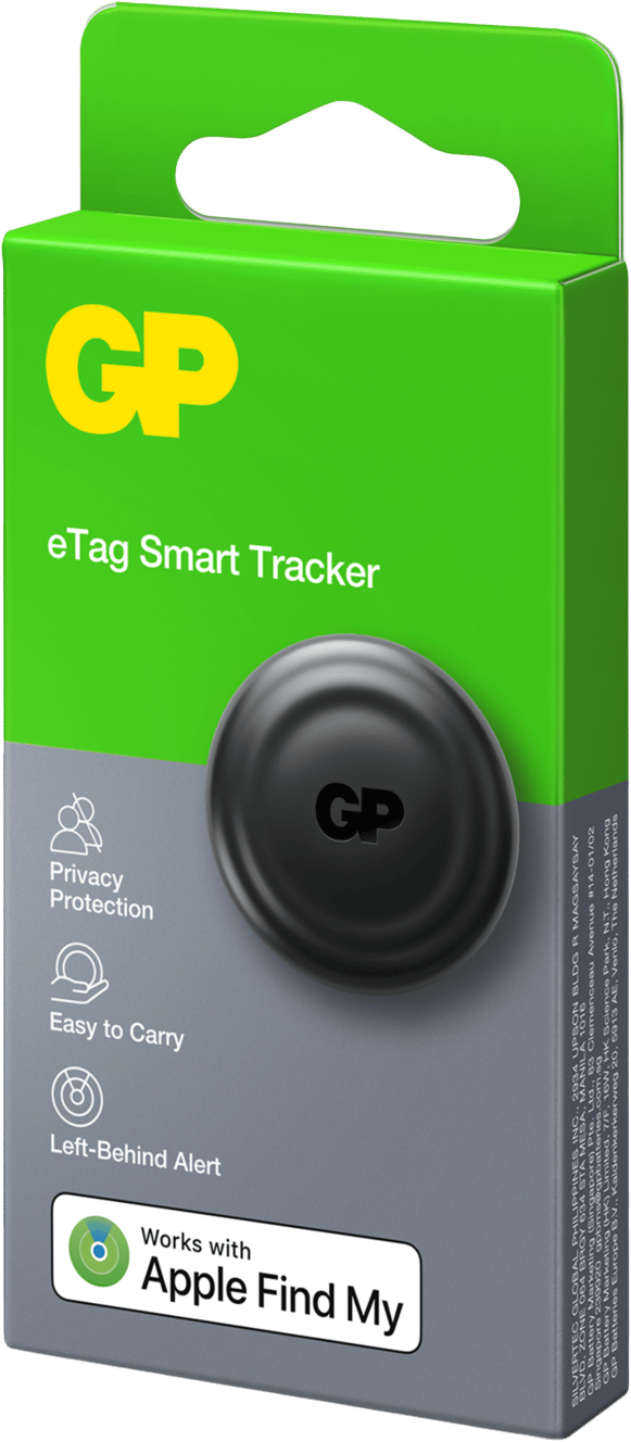 GP Batterier eTag Smart Tracker Black GP Batterier