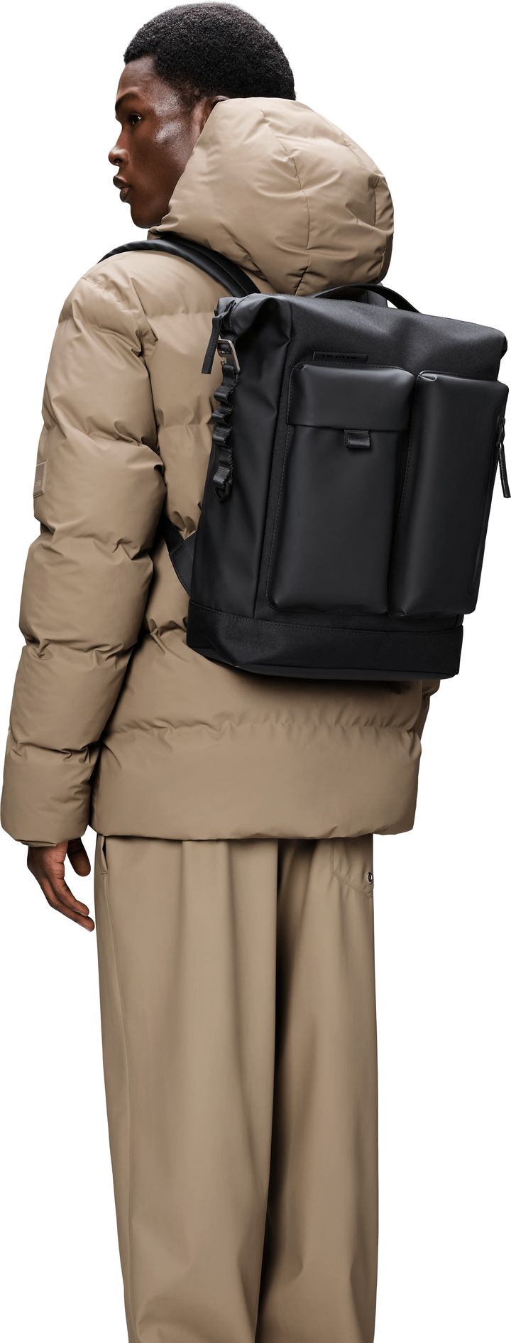 Rains Otaru Backpack W3 Black Rains Rains Otaru Backpack W3 Black Rains