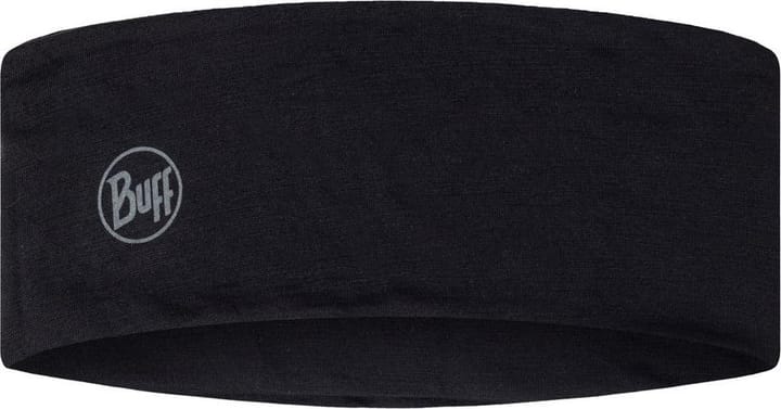 Buff Lightweight Merino Wool Headband Solid Black Buff