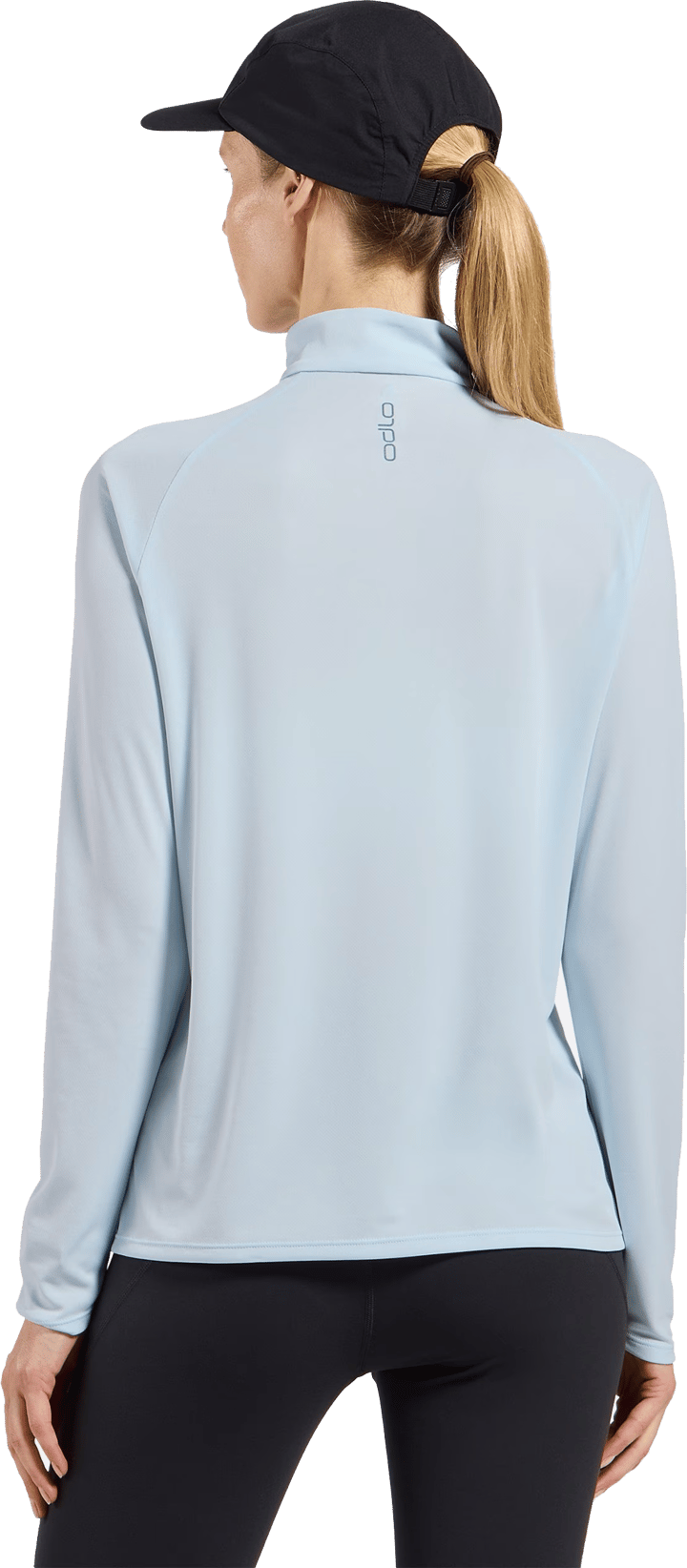 Odlo Women's Mid Layer Essential 1/2 Zip Baby Blue Odlo