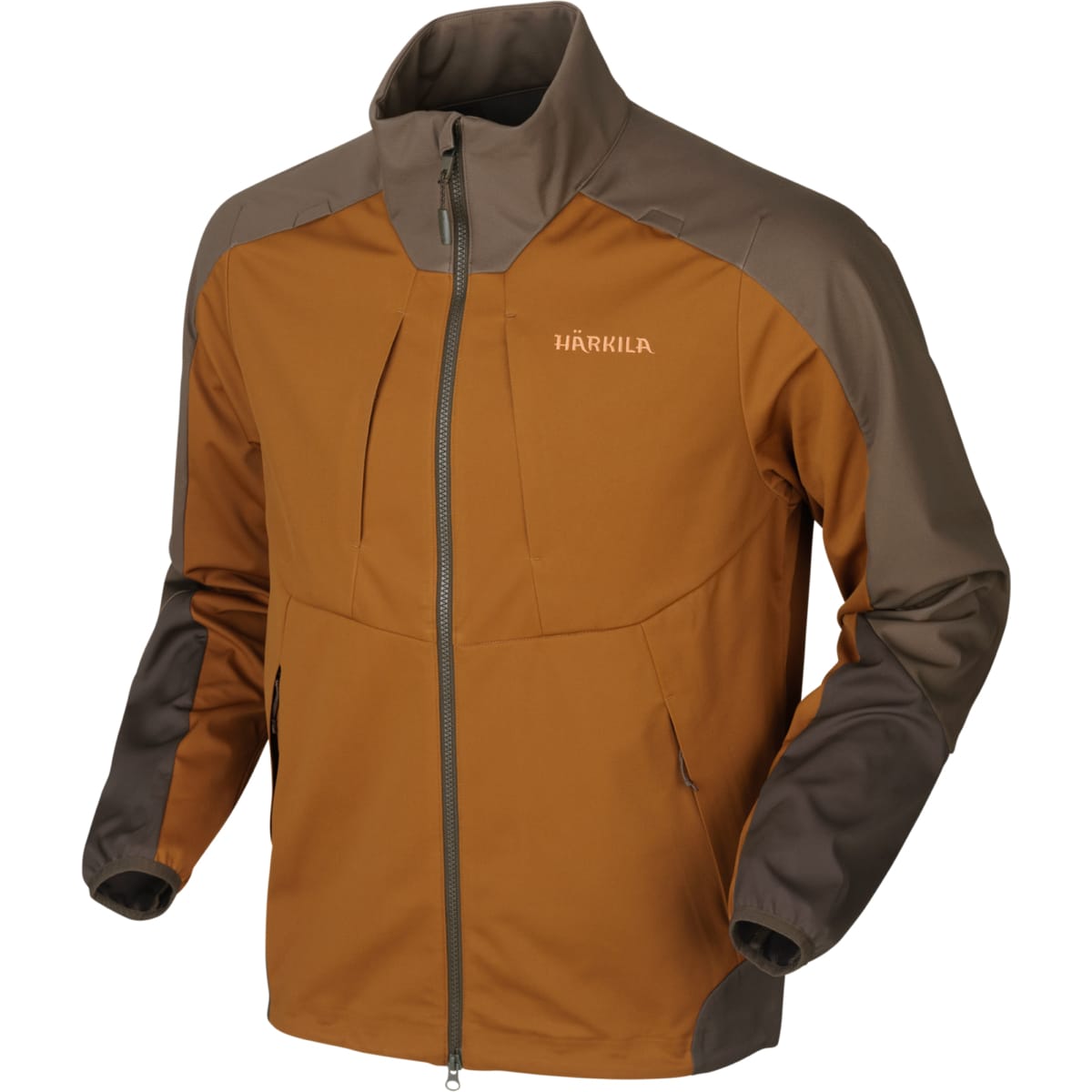 Härkila Men's Magni Fleece Jacket Rustique Clay/Shadow Brown