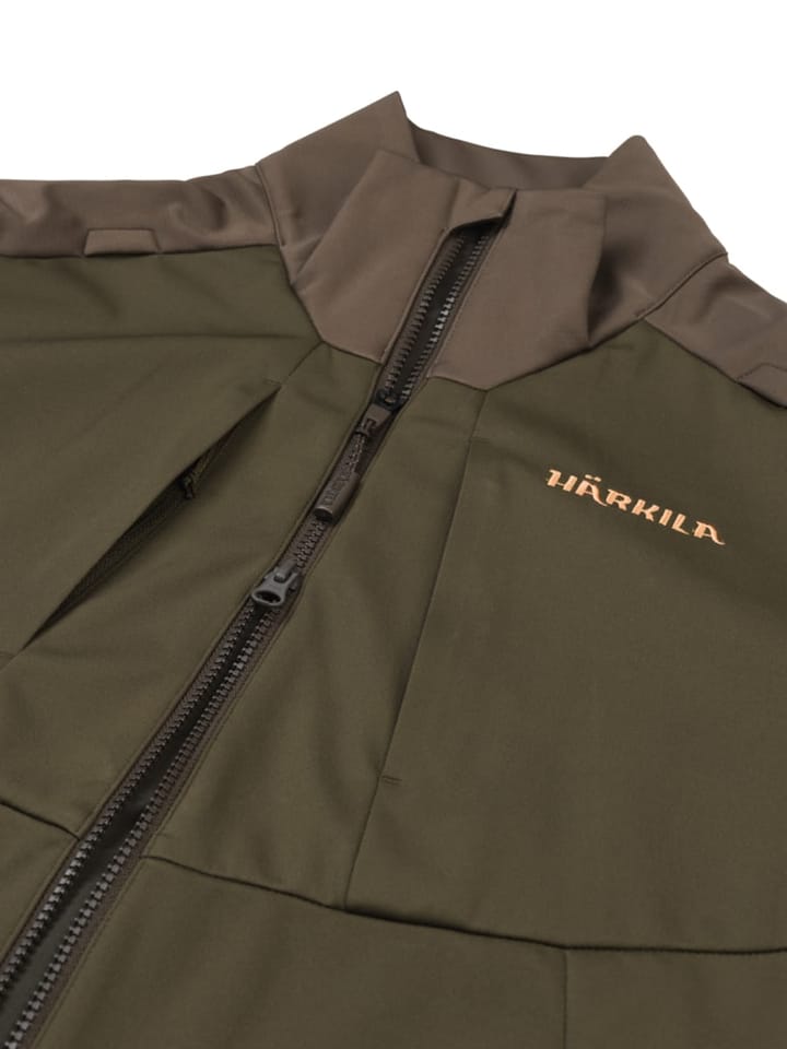 Härkila Men's Magni Fleece Jacket Willow green/Shadow brown Härkila