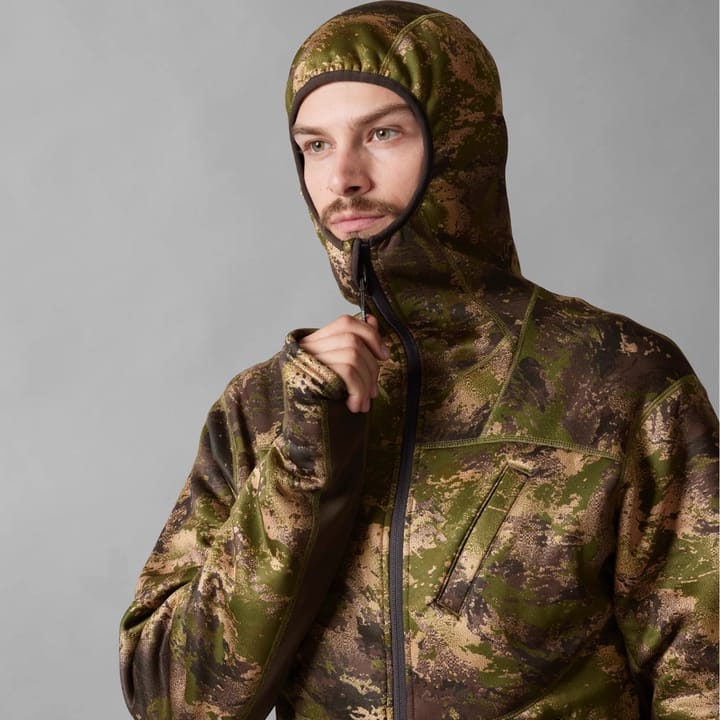 Härkila Deer Stalker Fleece-Hettegenser Med Glidelås Willow Green Härkila Härkila Deer Stalker Fleece-Hettegenser Med Glidelås Willow Green Härkila