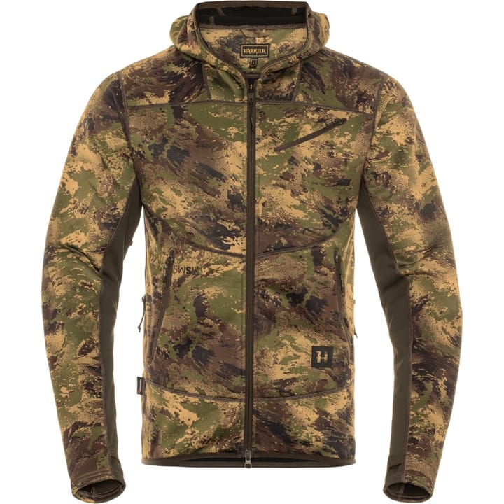 Härkila Deer Stalker Fleece-Hettegenser Med Glidelås Willow Green Härkila