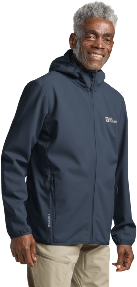 Jack Wolfskin Men's Bornberg Hoody Midnight Sky