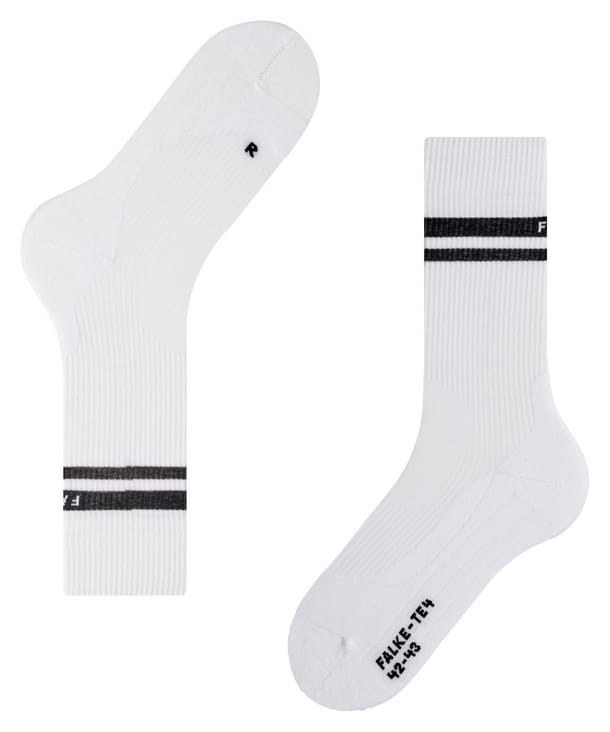 Falke Women's TE4 Classic Tennis Socks White/black