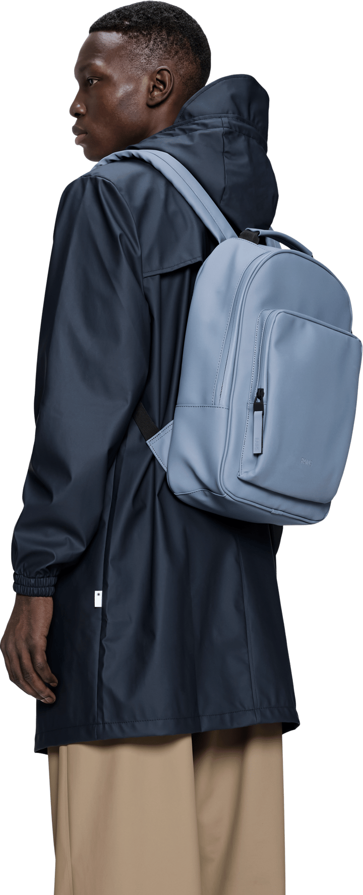 Rains Book Daypack Blue Dusk Rains