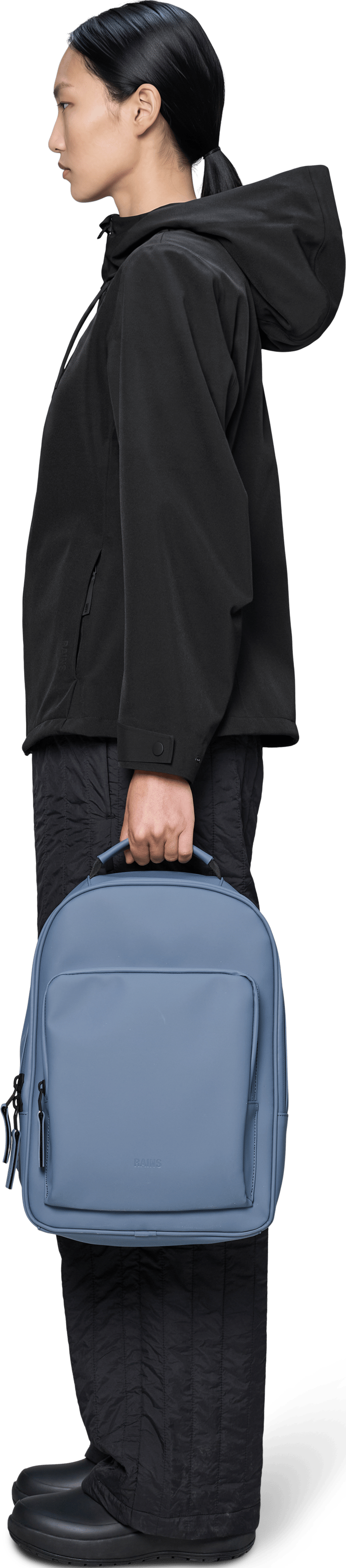 Rains Book Daypack Blue Dusk Rains