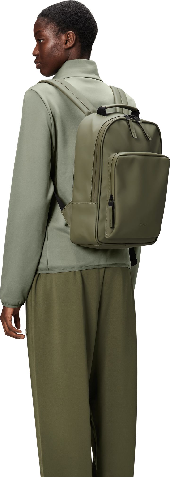 Rains Book Daypack W3 Marsh Rains