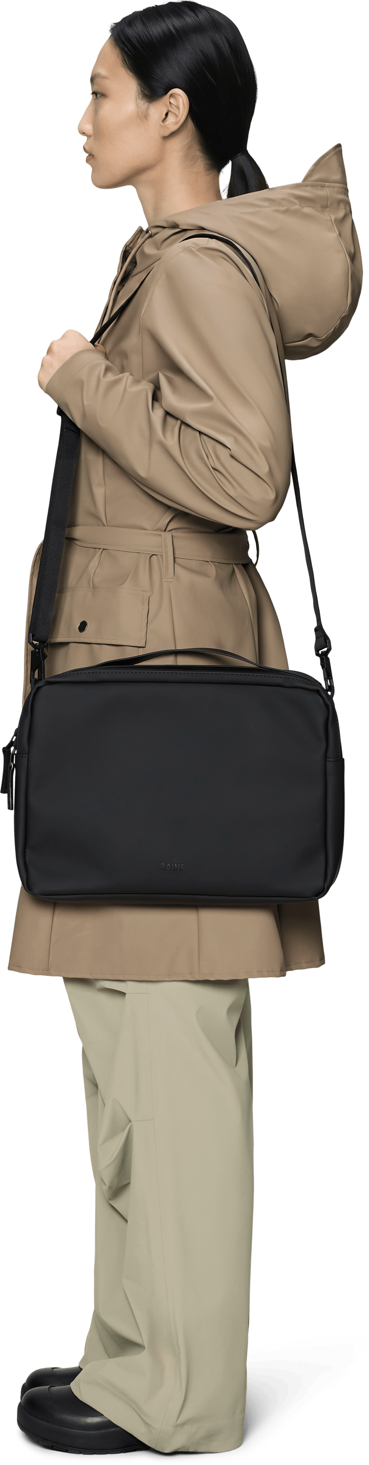 Rains Laptop Bag 13"/14" W3 Black Rains