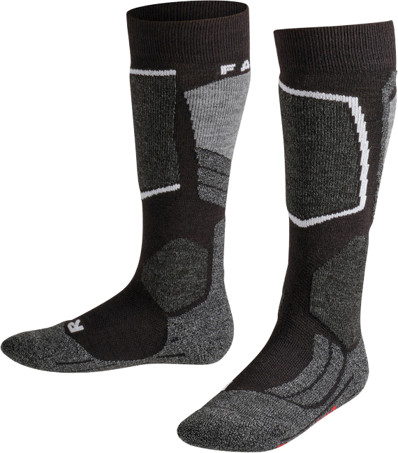 Falke Kid's SK2 Skiing Knee-High Socks Black Mix