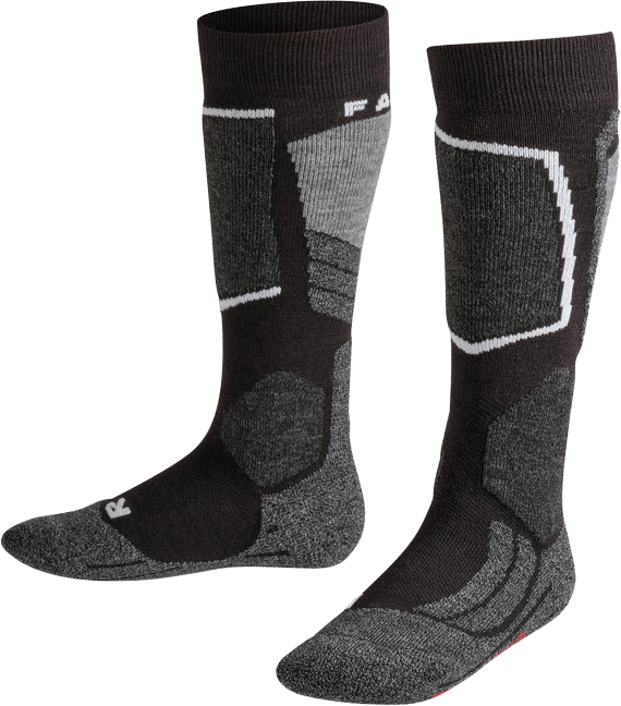 Falke Kid's SK2 Skiing Knee-High Socks Black Mix