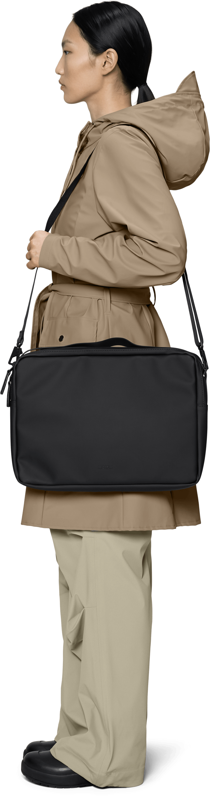 Rains Laptop Bag 15"/16" W3 Black Rains