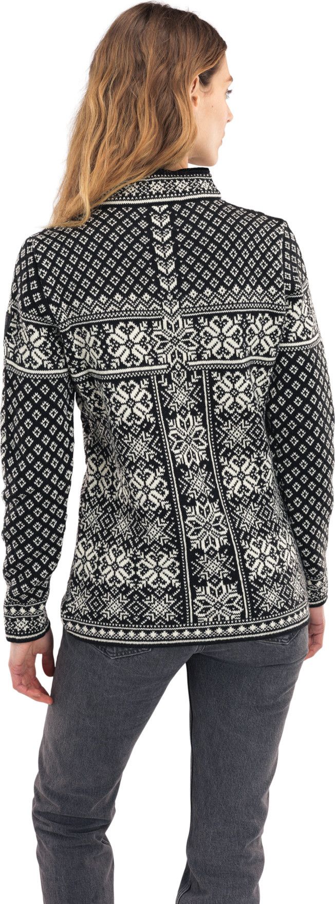 Dale of Norway Women's Peace Sweater Black/White Dale of Norway