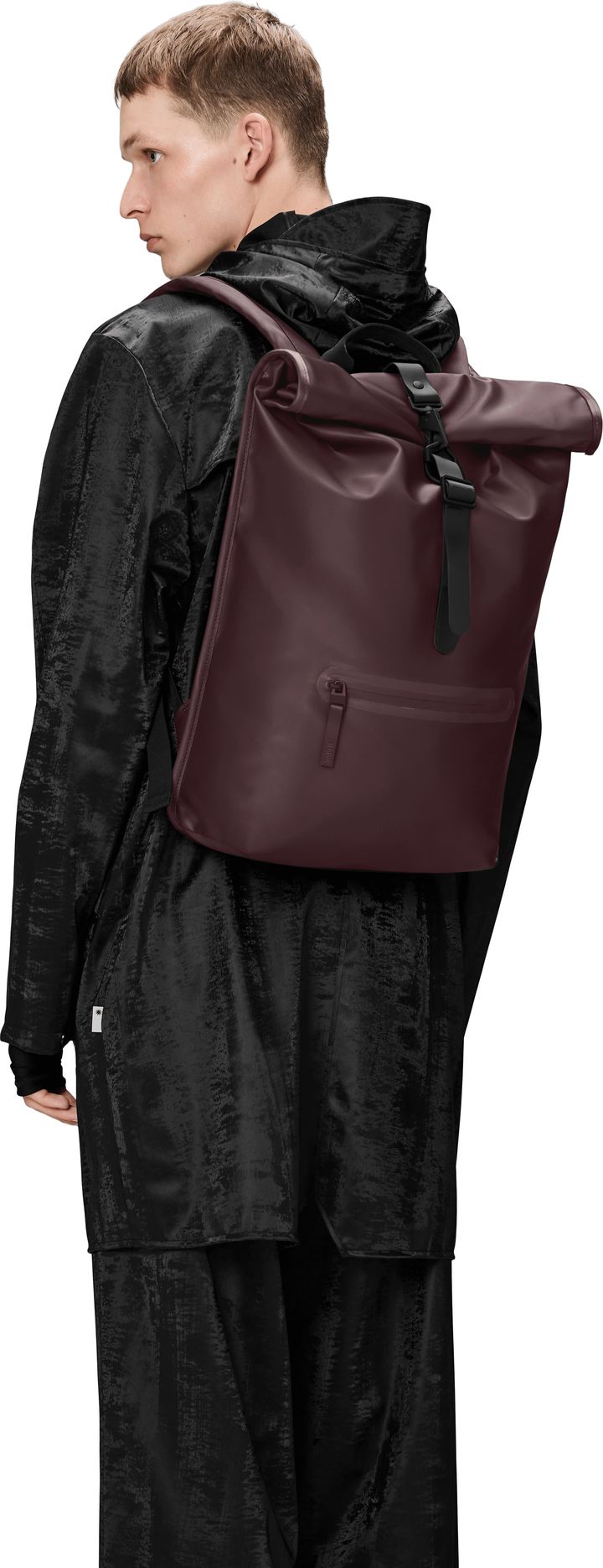 Rains Rolltop Rucksack W3 Depth Rains Rains Rolltop Rucksack W3 Depth Rains