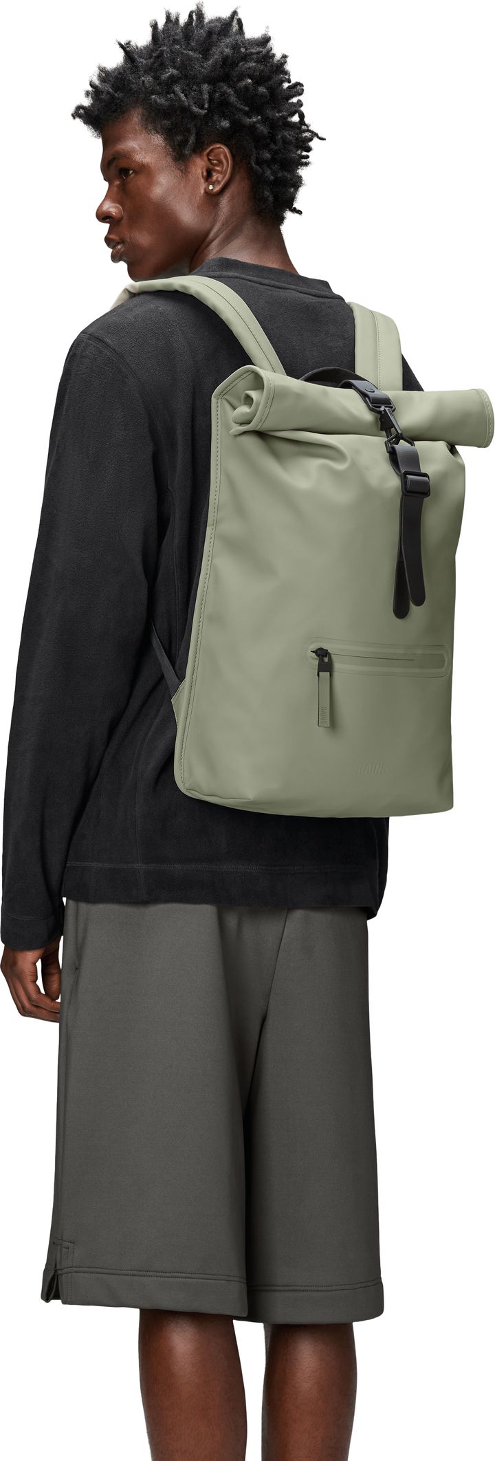 Rains Rolltop Rucksack W3 Drift Rains