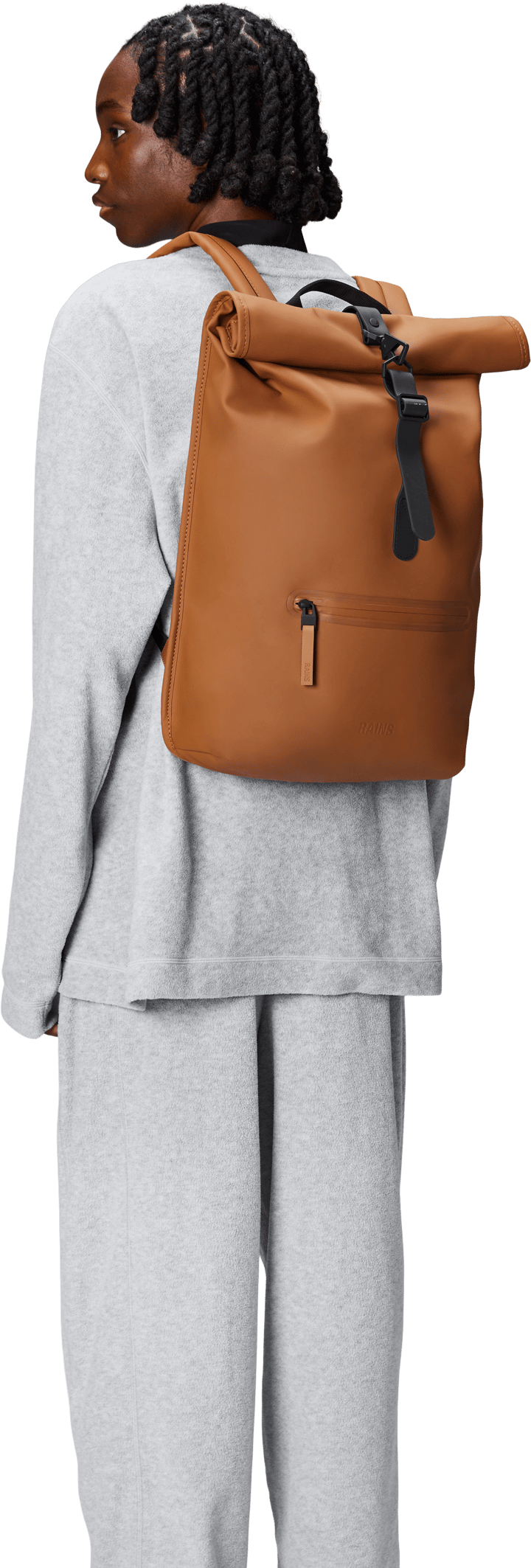 Rains Rolltop Rucksack W3 Rust Rains Rains Rolltop Rucksack W3 Rust Rains
