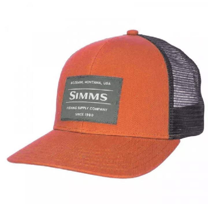 Simms Simms Original Patch Trucker Simms Orange Simms Simms Simms Original Patch Trucker Simms Orange Simms