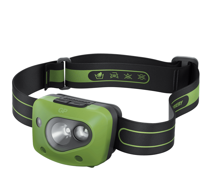 GP Batterier GP Discovery Multi Purpose Headlamp CH43 Green GP Batterier GP Batterier GP Discovery Multi Purpose Headlamp CH43 Green GP Batterier