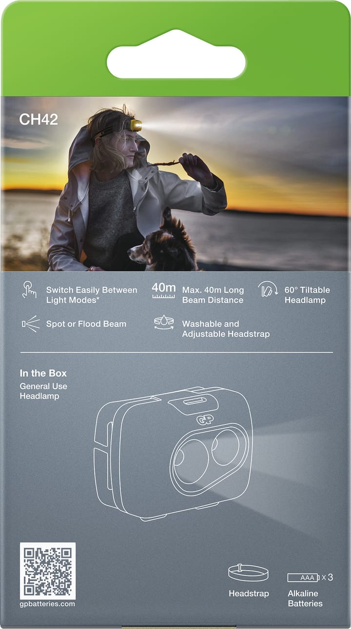 GP Batterier GP Discovery General Use Headlamp CH42 Yellow GP Batterier