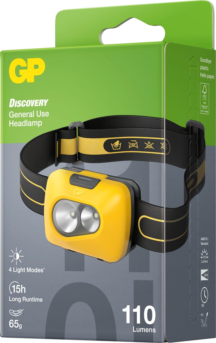 GP Batterier GP Discovery General Use Headlamp CH42 Yellow GP Batterier