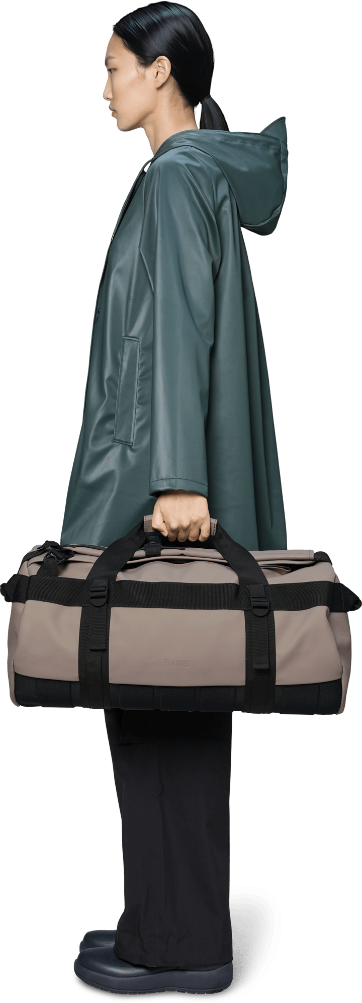 Rains Texel Duffel Bag Small W3 Cinder Rains