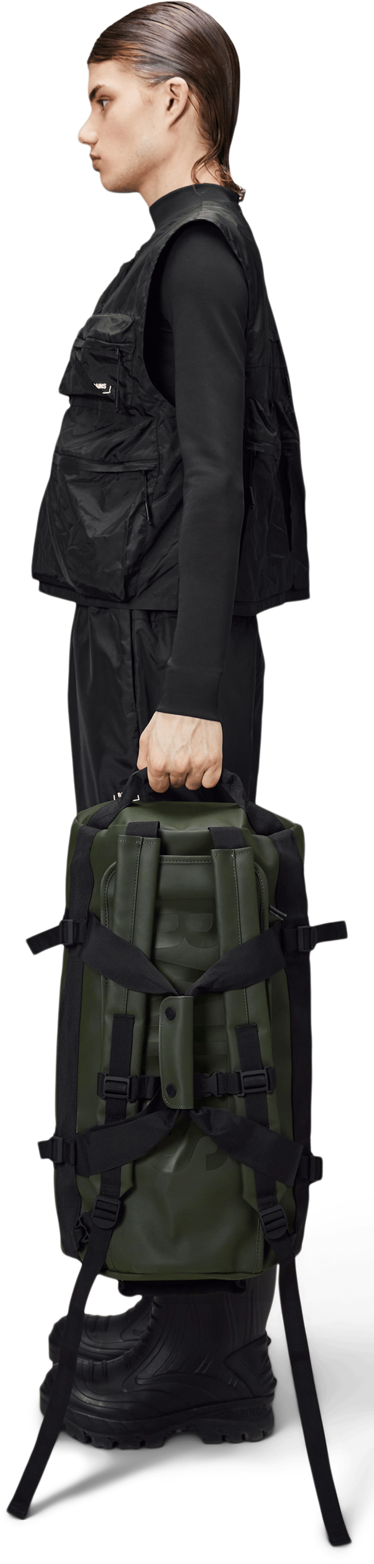 Rains Texel Duffel Bag Small W3 Green | Buy Rains Texel