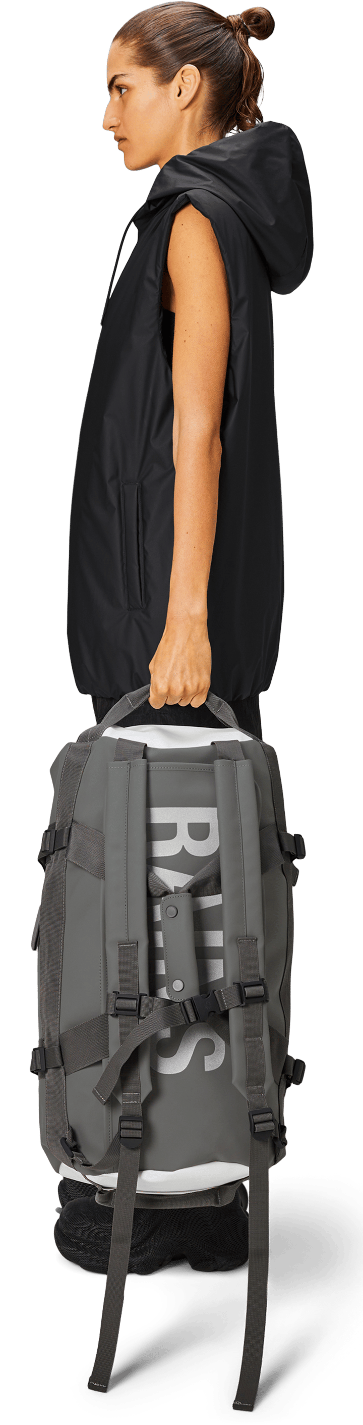 Rains Texel Duffel Bag Small W3 Grey Mix Rains Rains Texel Duffel Bag Small W3 Grey Mix Rains