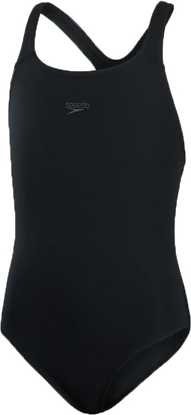 Speedo Girls' Eco Endurance+ Medalist Black Speedo