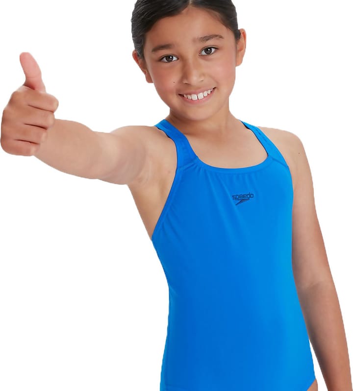 Speedo Girls' Eco Endurance+ Medalist Blue Speedo