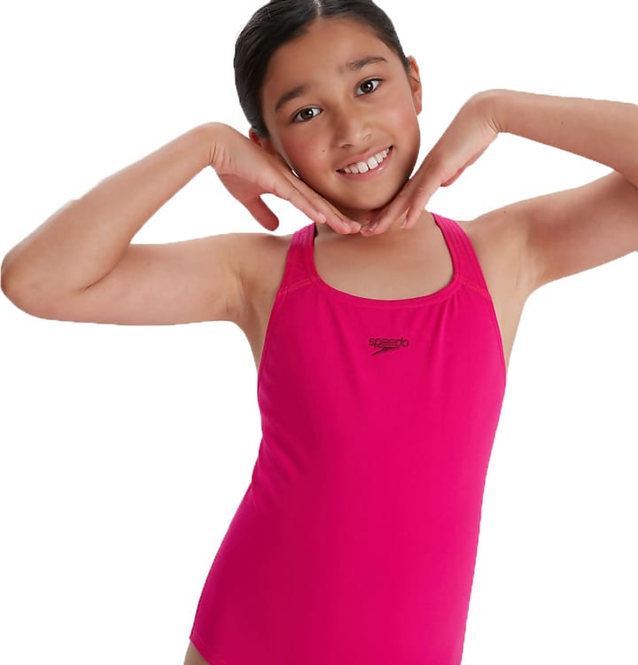 Speedo Girls' Eco Endurance+ Medalist Pink Speedo
