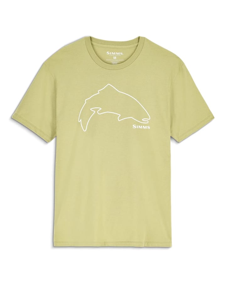 Simms Trout Outline T-Shirt Tent Green Simms
