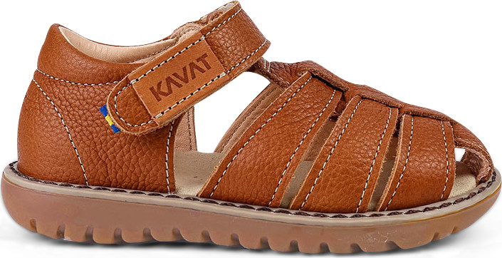 Kavat Kids' Hällevik EP Light Brown Sandaler 26