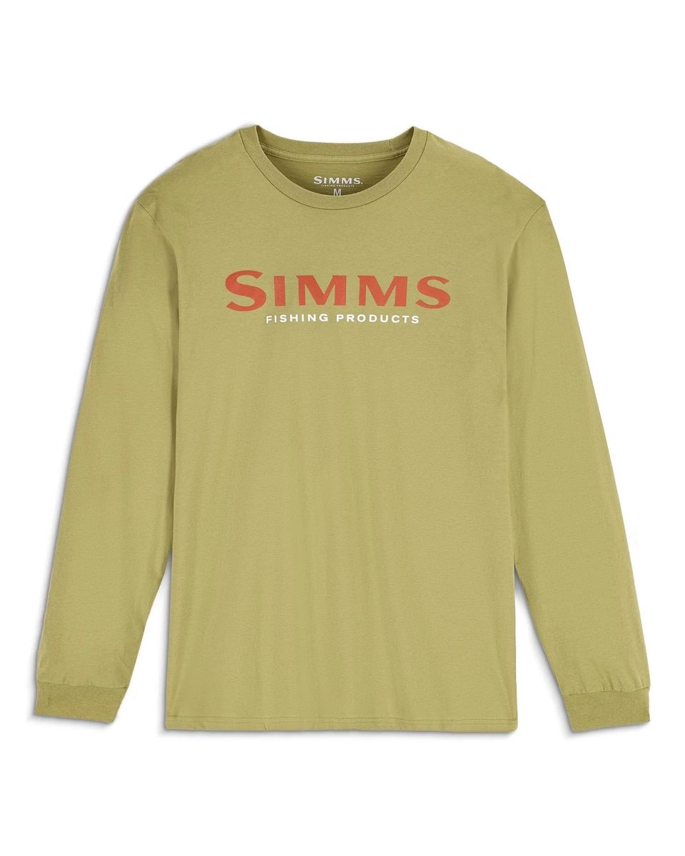 Simms Simms Logo Shirt Ls Tent Green