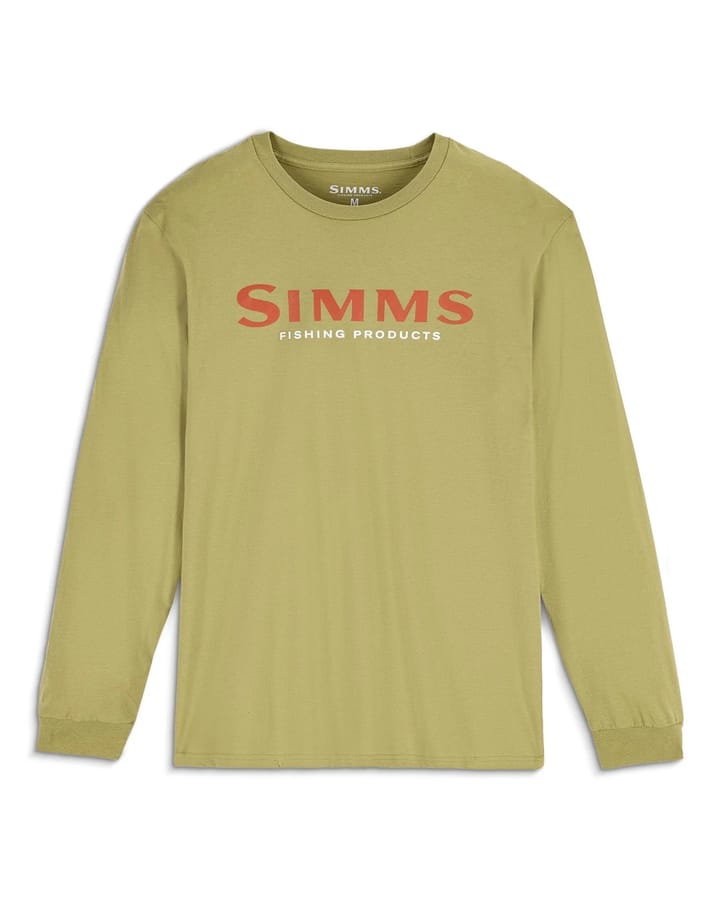 Simms Simms Logo Shirt Ls Tent Green Simms