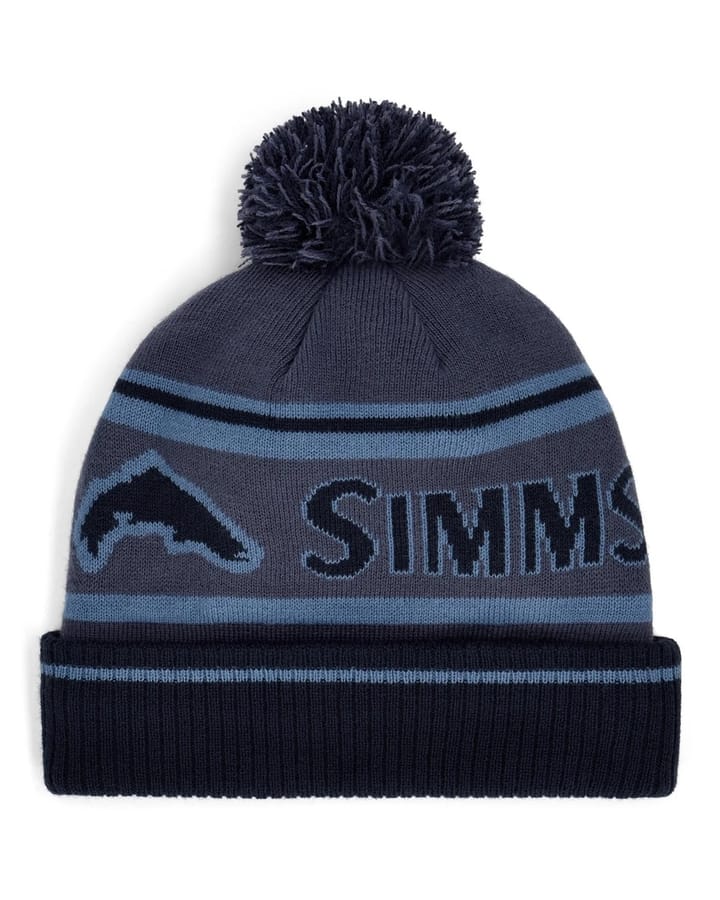 Simms Tip-Up Pom Beanie Huckleberry Simms