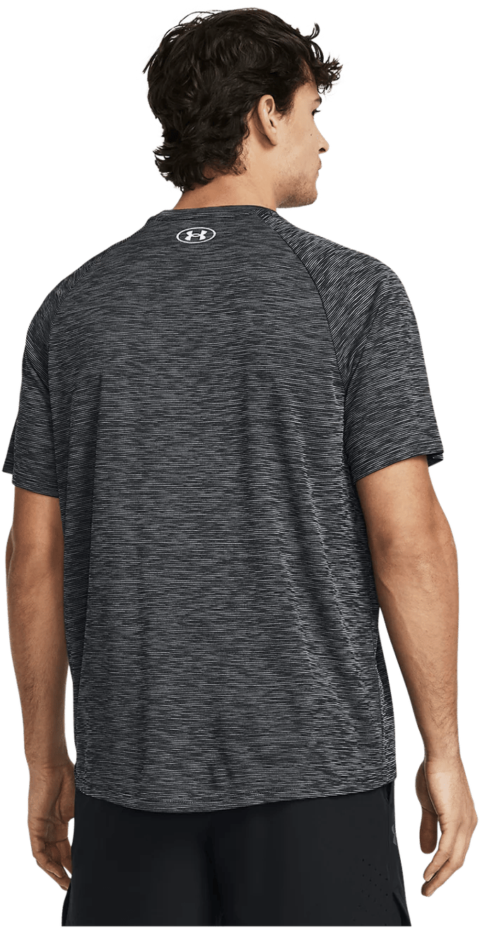 Under Armour Men's UA Tech Textured Short Sleeve Black Under Armour