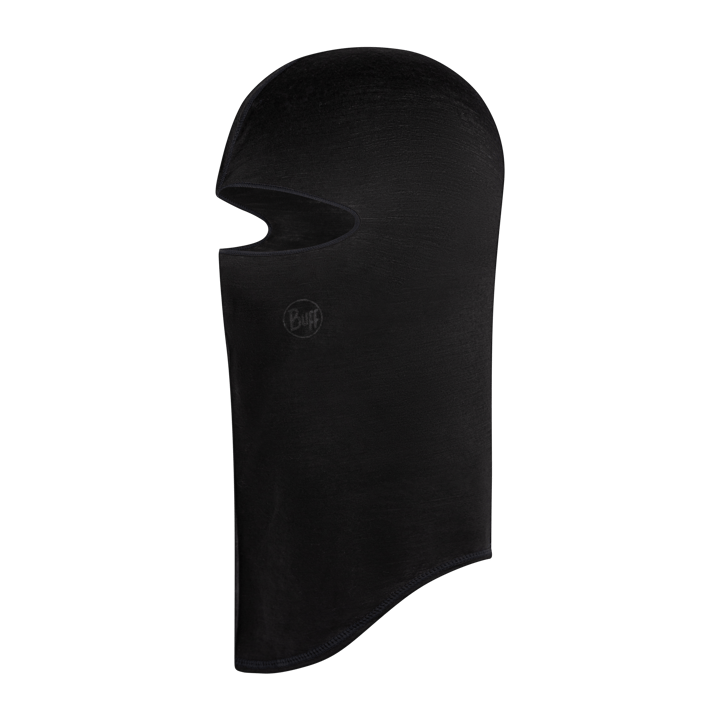 Buff Merino Lightweight Balaclava Solid Black Buff