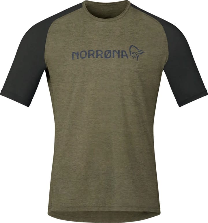 Norrøna Men's Fjørå Equaliser Lightweight T-Shirt Olive Night Norrøna