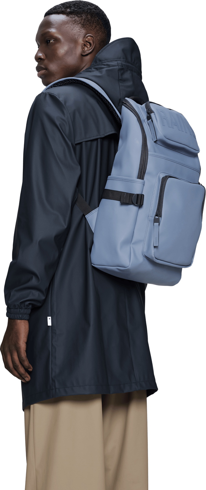 Rains Texel Cargo Backpack Blue Dusk Rains